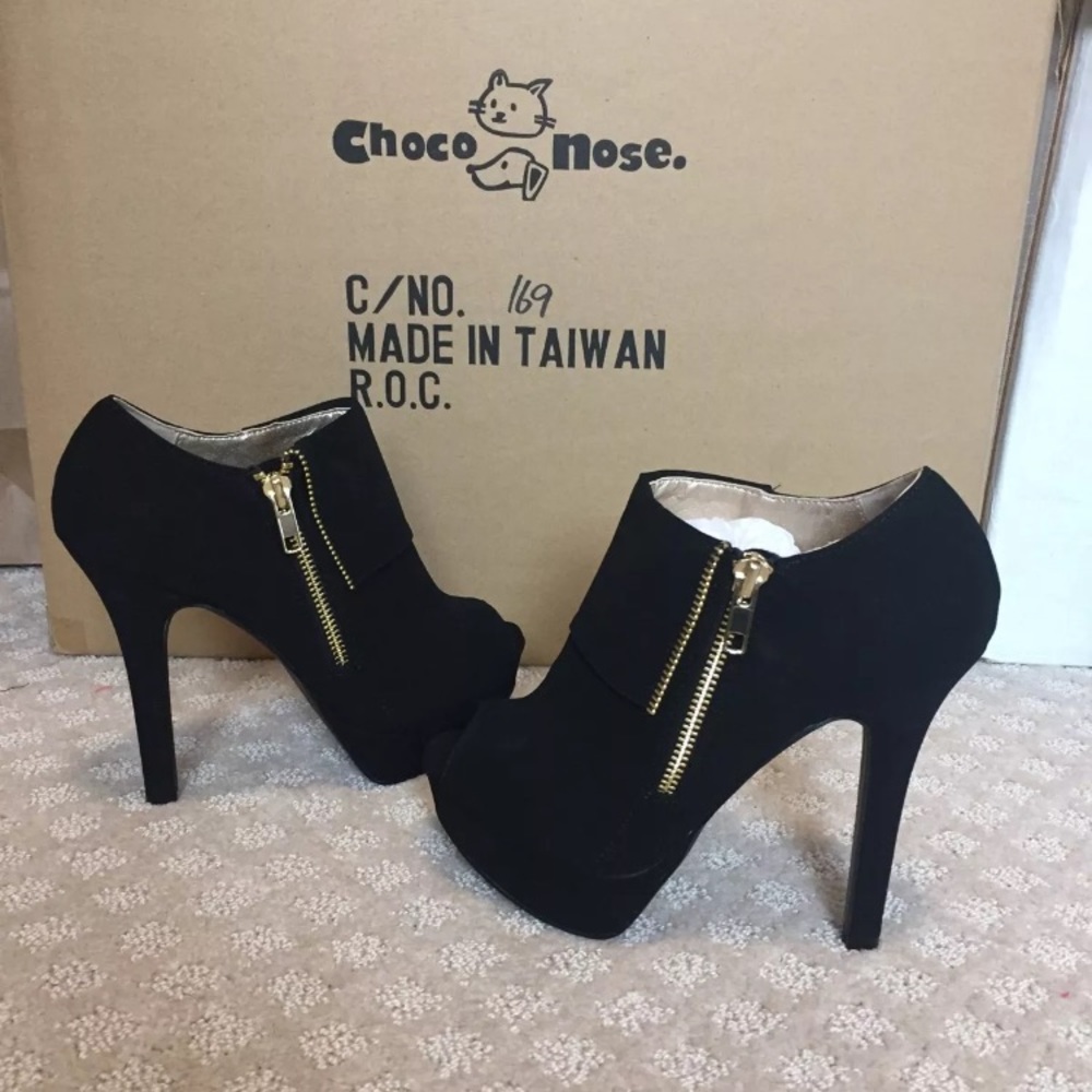 Peep toe bootie platform - Picture 4 of 8